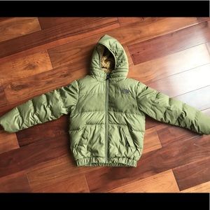 The North Face Boys Coat Size 7/8, Army Green